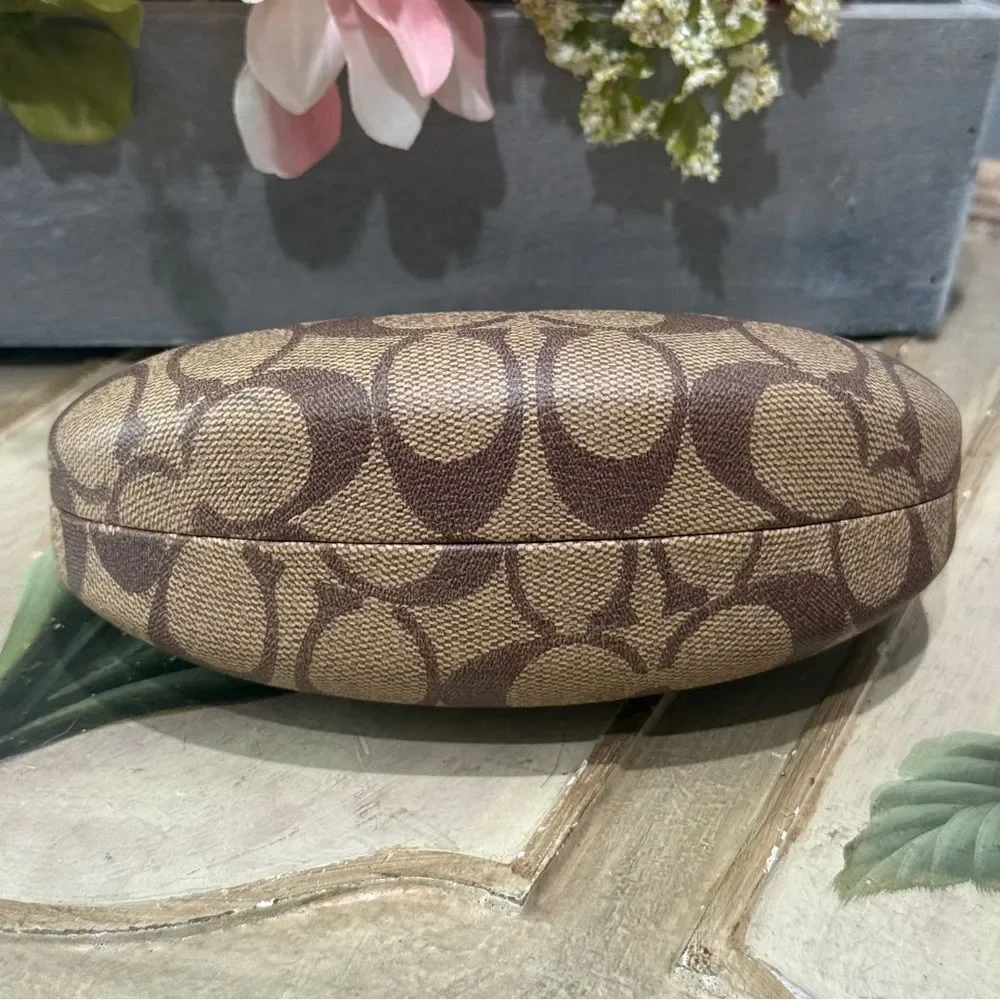 Coach Eyeglasses Sunglasses Hard Shell Case & Cleaning Cloth